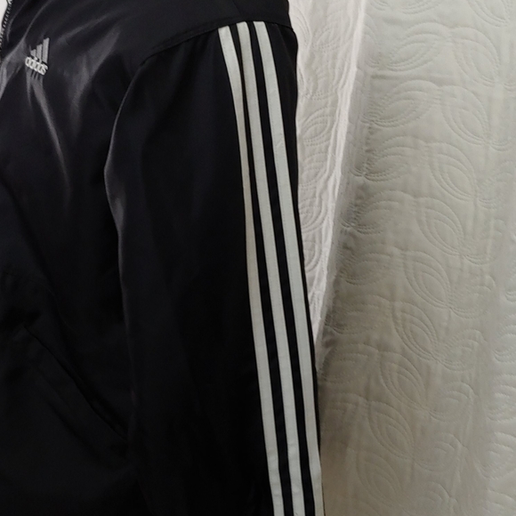 Adidas jacket fleece lining black - Picture 5 of 9
